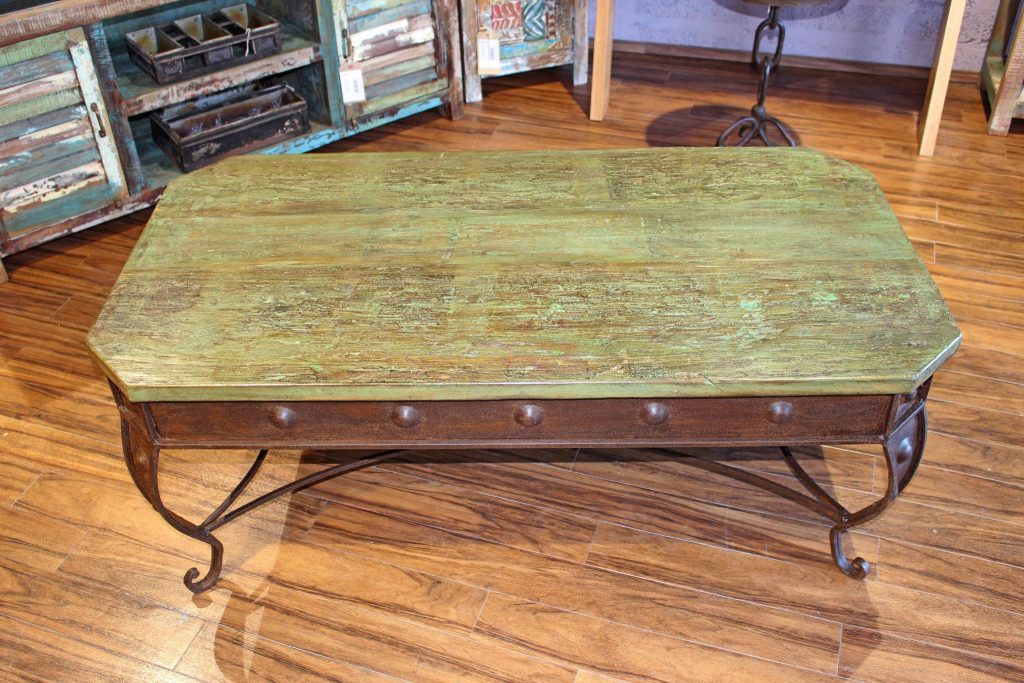 cast iron coffee table