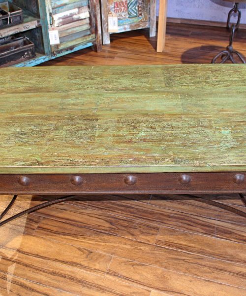 cast iron coffee table